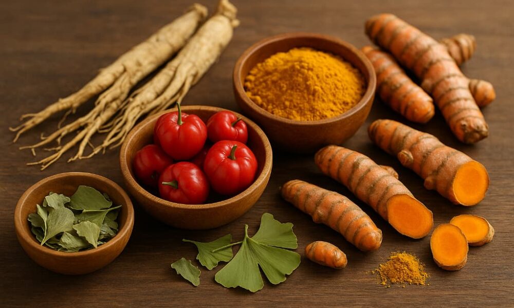 Roślinne składniki suplementów