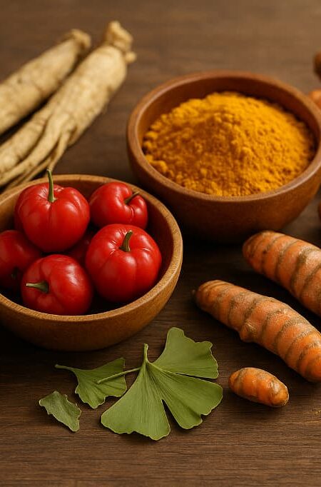 Roślinne składniki suplementów