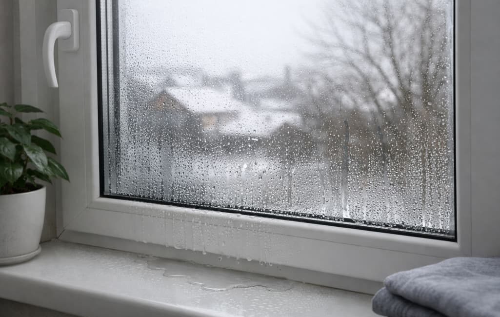 Dlaczego na oknach pojawia się woda od środka i co to mówi o mikroklimacie w domu