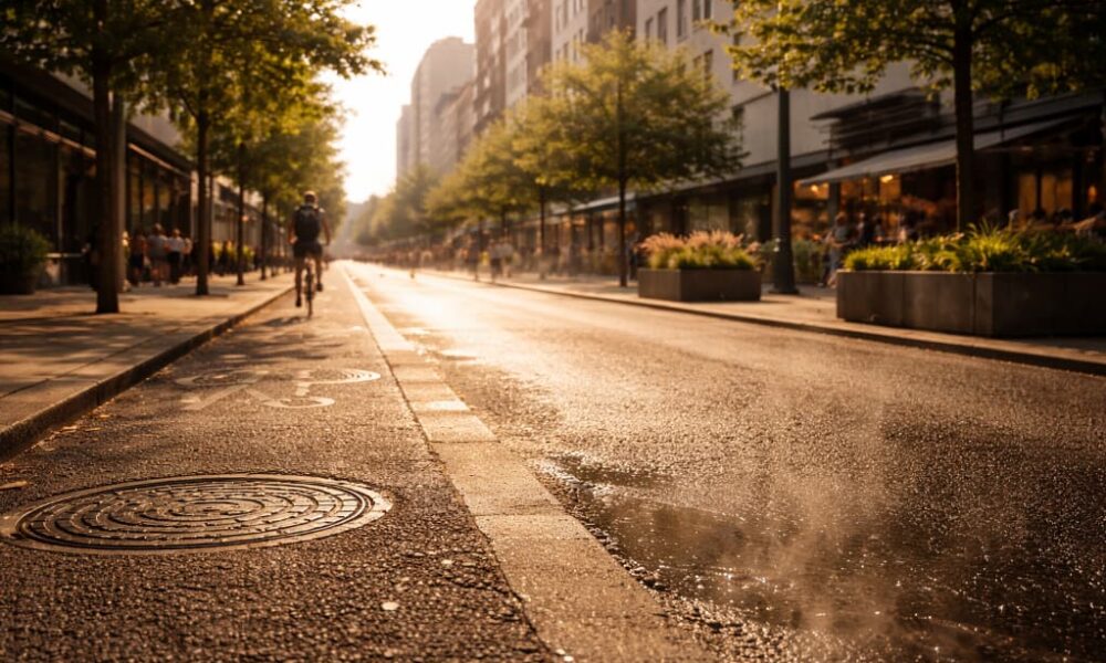 Mikroklimat miast – jak beton i asfalt zmieniają temperaturę i wilgotność powietrza