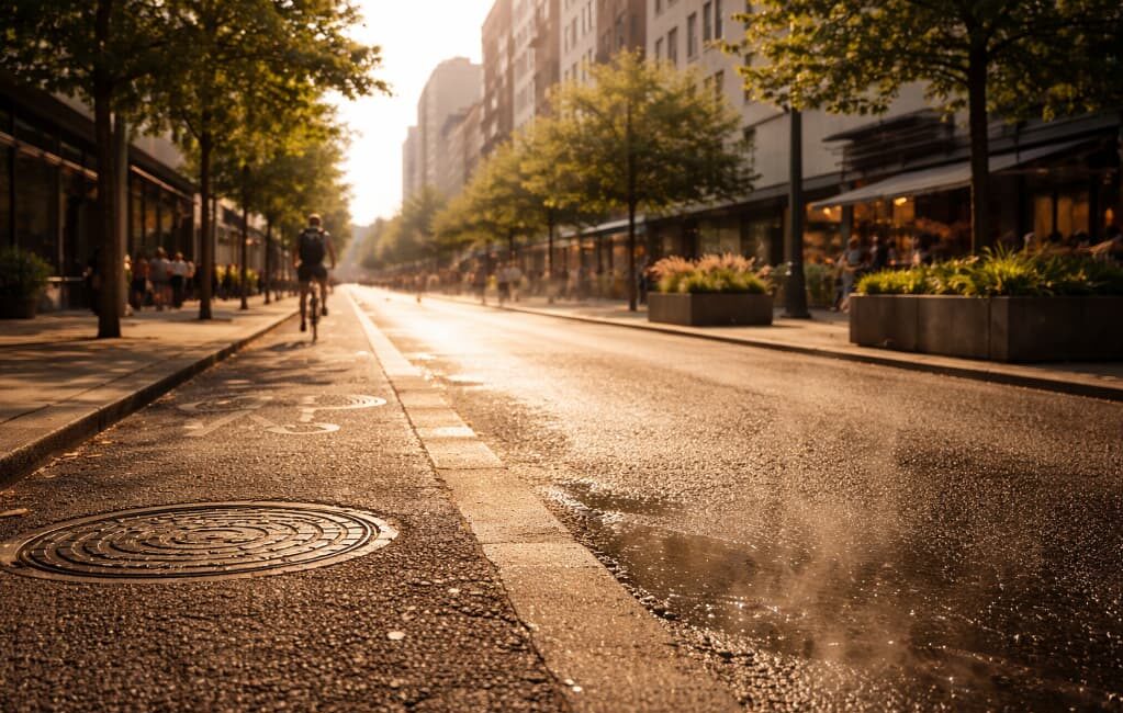 Mikroklimat miast – jak beton i asfalt zmieniają temperaturę i wilgotność powietrza Mikroklimat miast – jak beton i asfalt zmieniają temperaturę i wilgotność powietrza